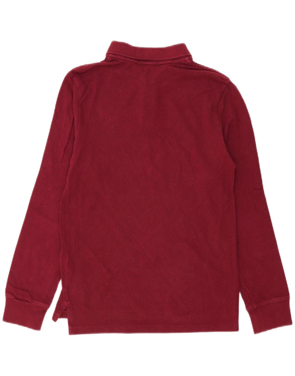 Polo Ralph Lauren Meninos Camisa Polo Manga Longa 15-16 Anos XL Borgonha