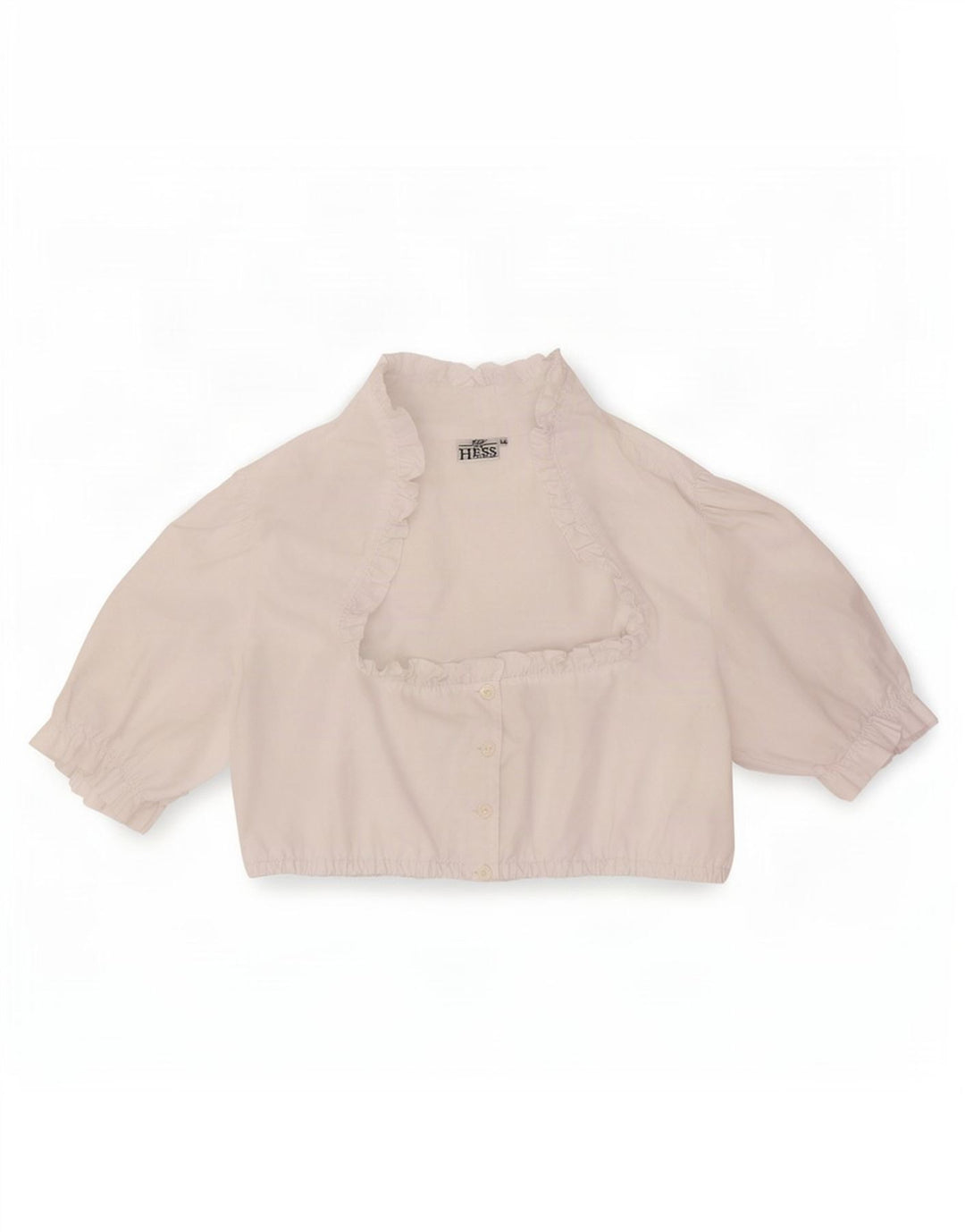Hess Frackmann Crop Top Feminino IT 44 Médio Poliéster Branco