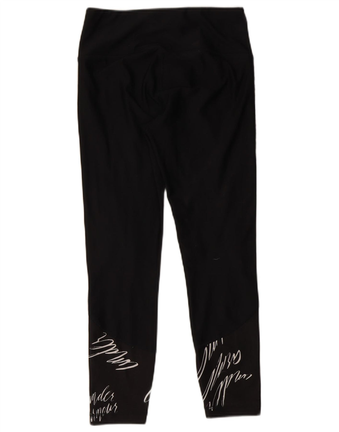 Under Armour Womens Heat Gear Graphic Leggings Reino Unido 8 Pequeno Poliéster Preto