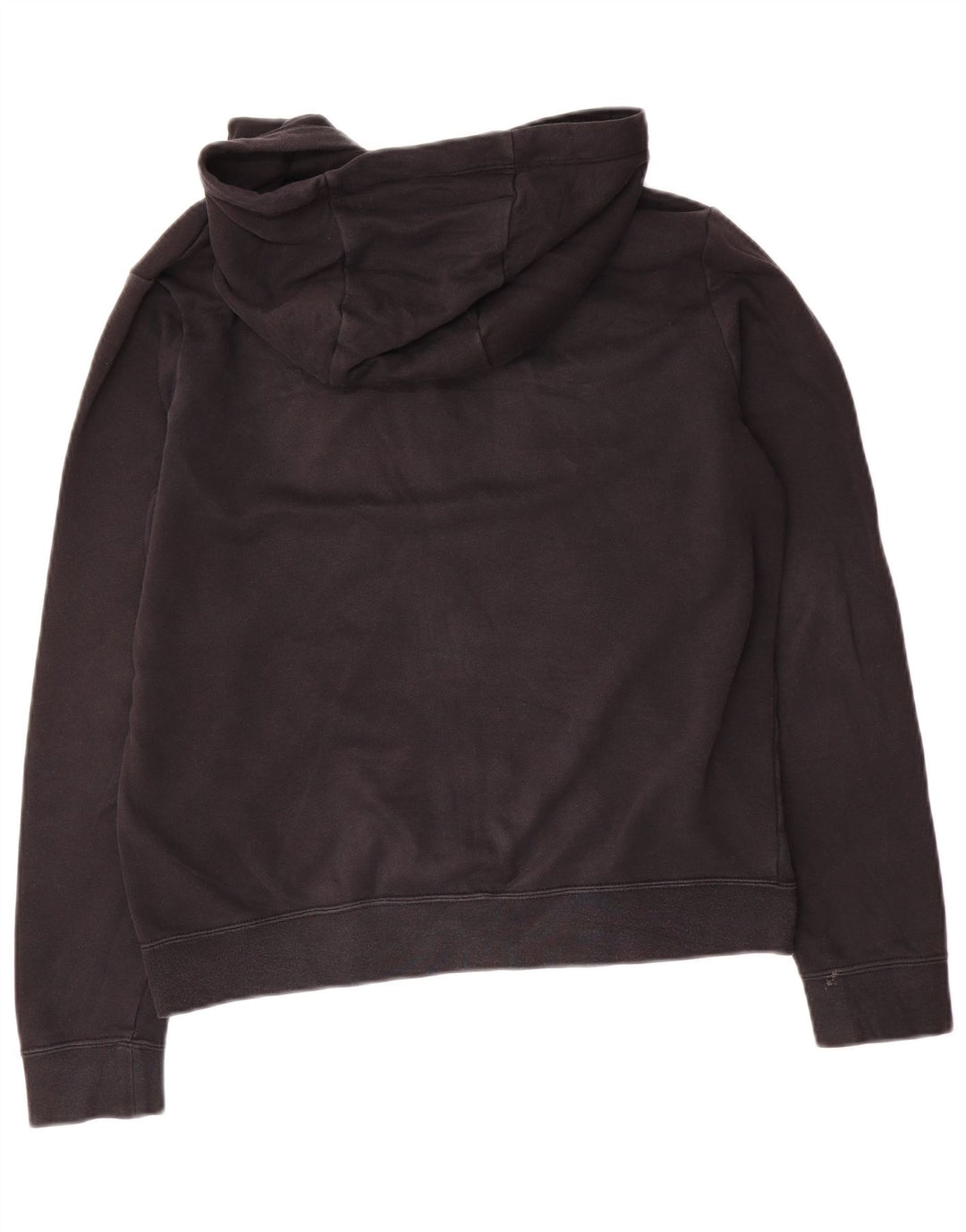 Suéter Nike feminino com capuz e zíper grande UK 10 pequeno preto