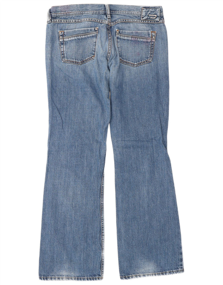 Diesel feminino bootcut jeans W28 L30 azul algodão