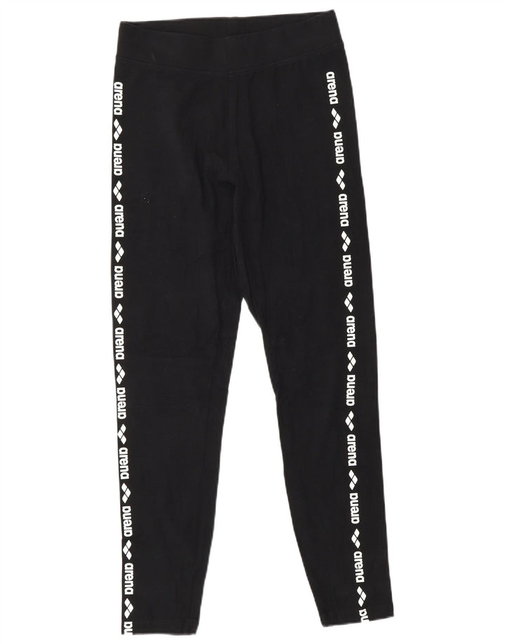 Leggings femininos ARENA UK 6 XS algodão preto