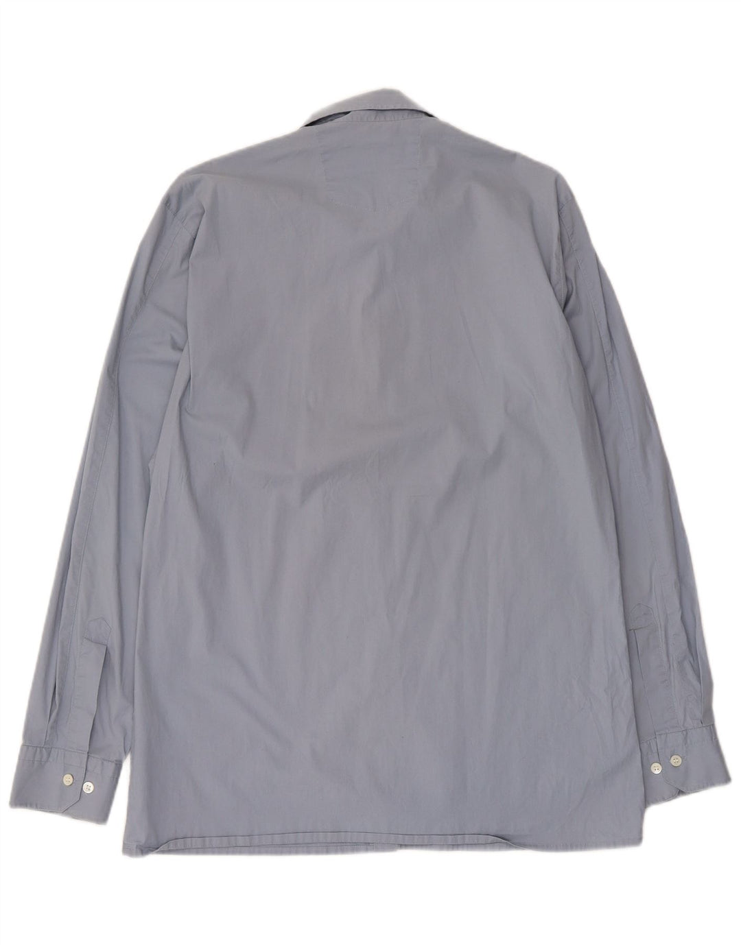 Camisa masculina Hugo Boss algodão azul médio