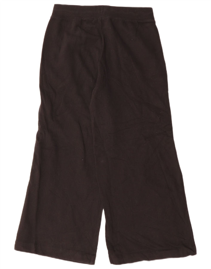 Calça de treino feminina Marks & Spencer com perna larga Reino Unido 12 médio preto