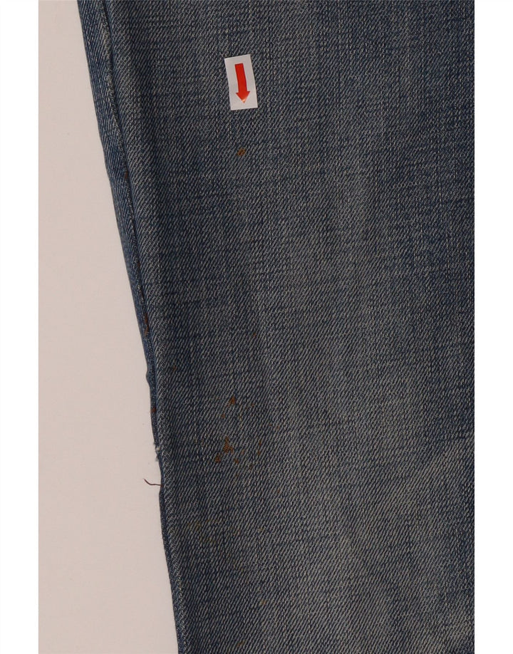 ENERGIE Calça jeans feminina Morris Straight W30 L34 azul algodão