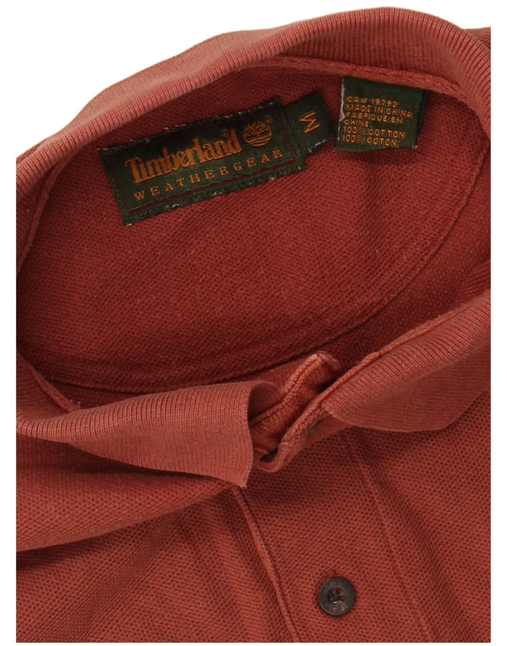 Camisa polo masculina TIMBERLAND médio algodão marrom