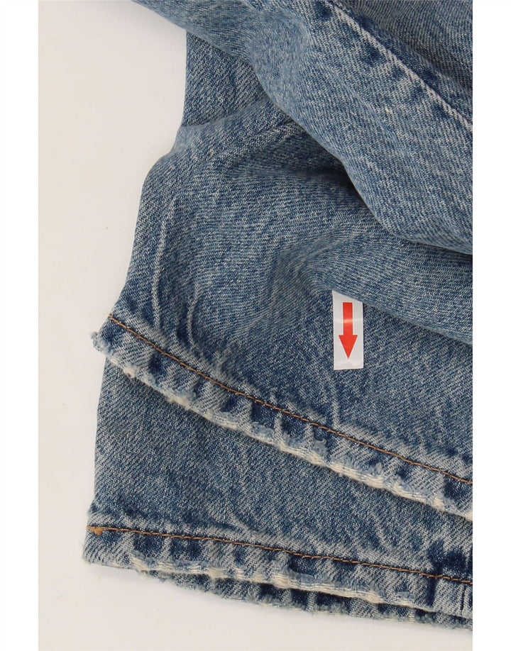 Zara Mens Straight Jeans EU 42 Grande W32 L27 Azul