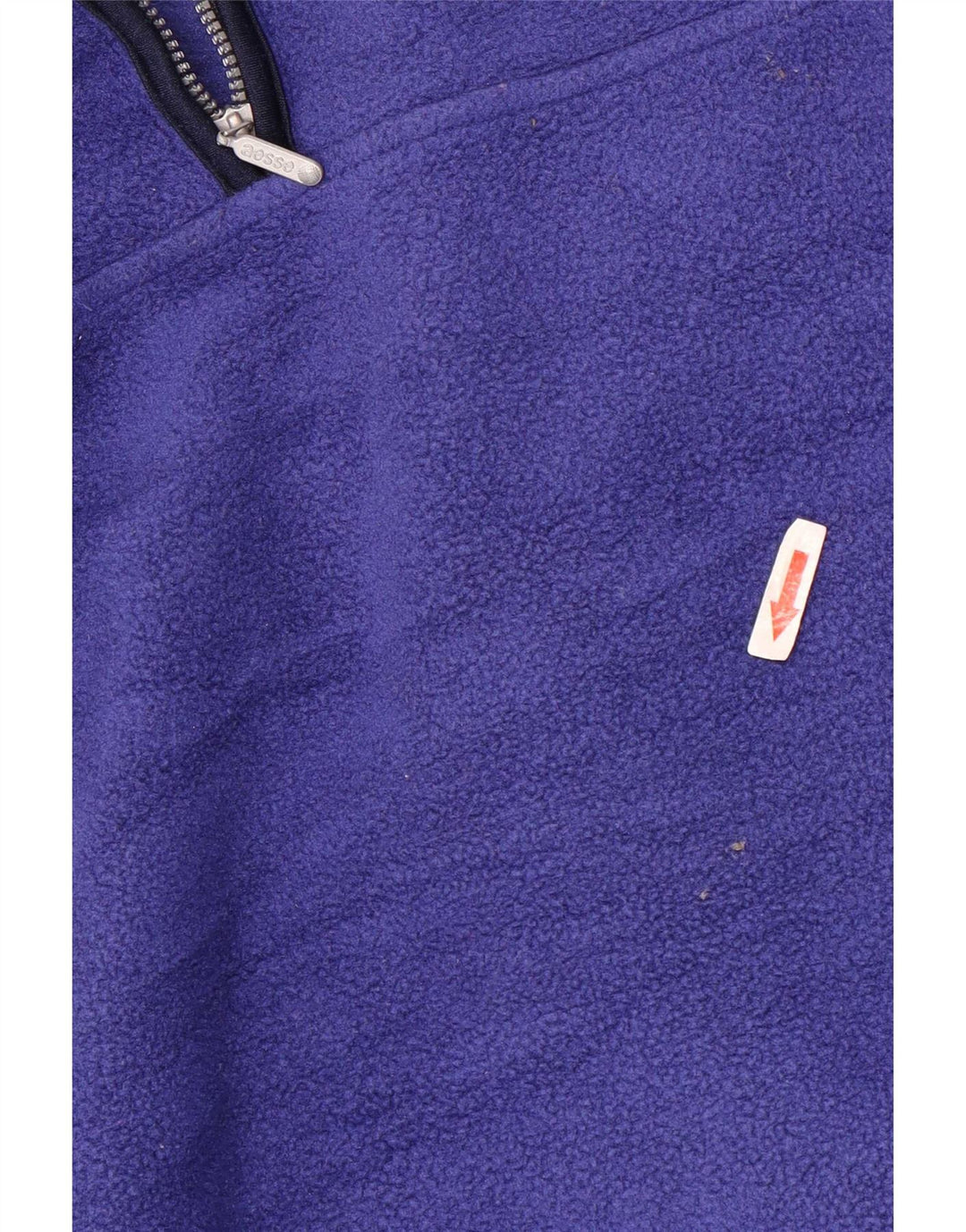 Suéter masculino Aesse de lã com zíper e gola XL azul poliéster