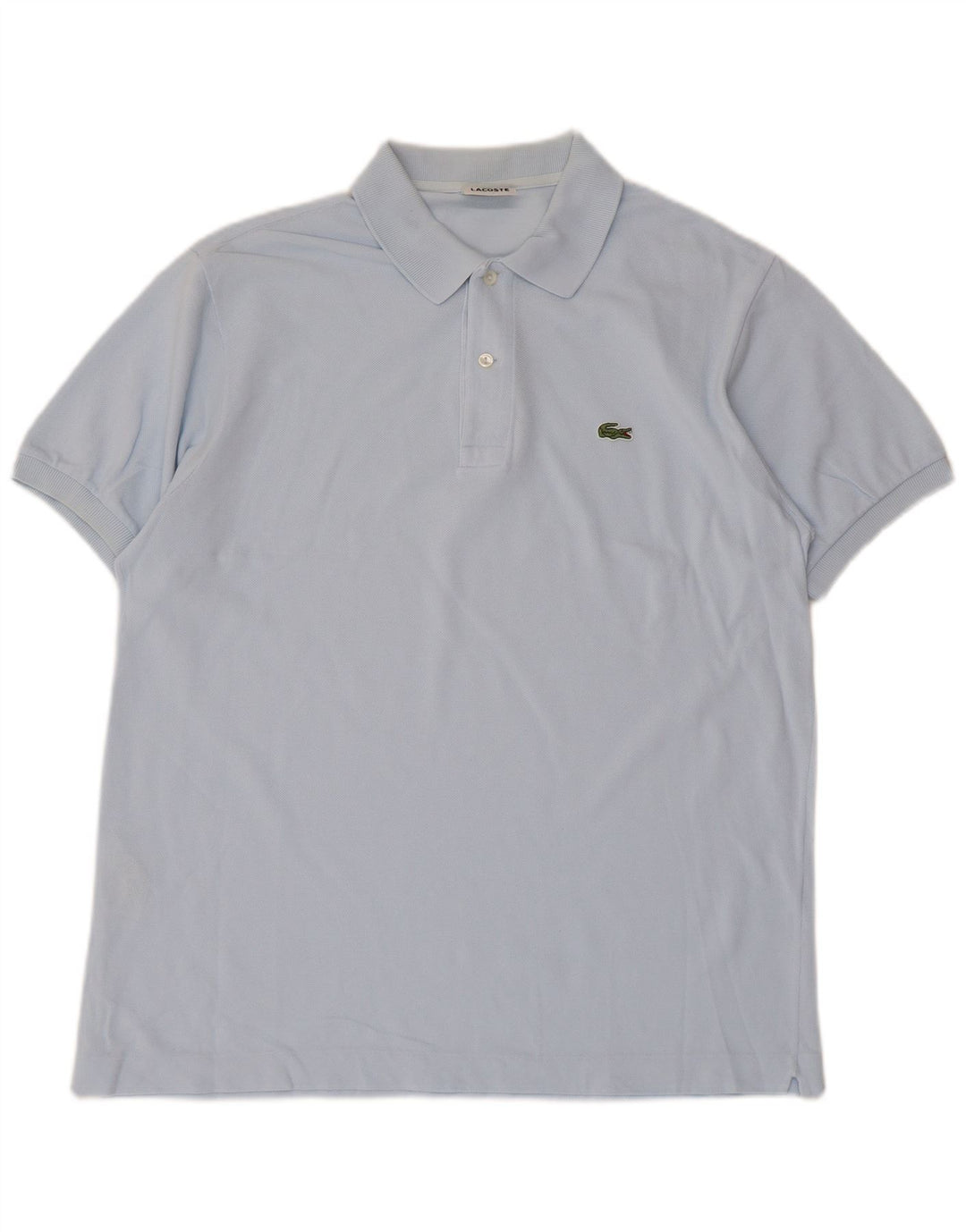 Camisa polo masculina LACOSTE tamanho 5 grande algodão azul