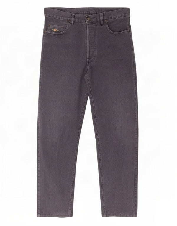 Calça jeans reta masculina El Charro W38 L29 algodão cinza