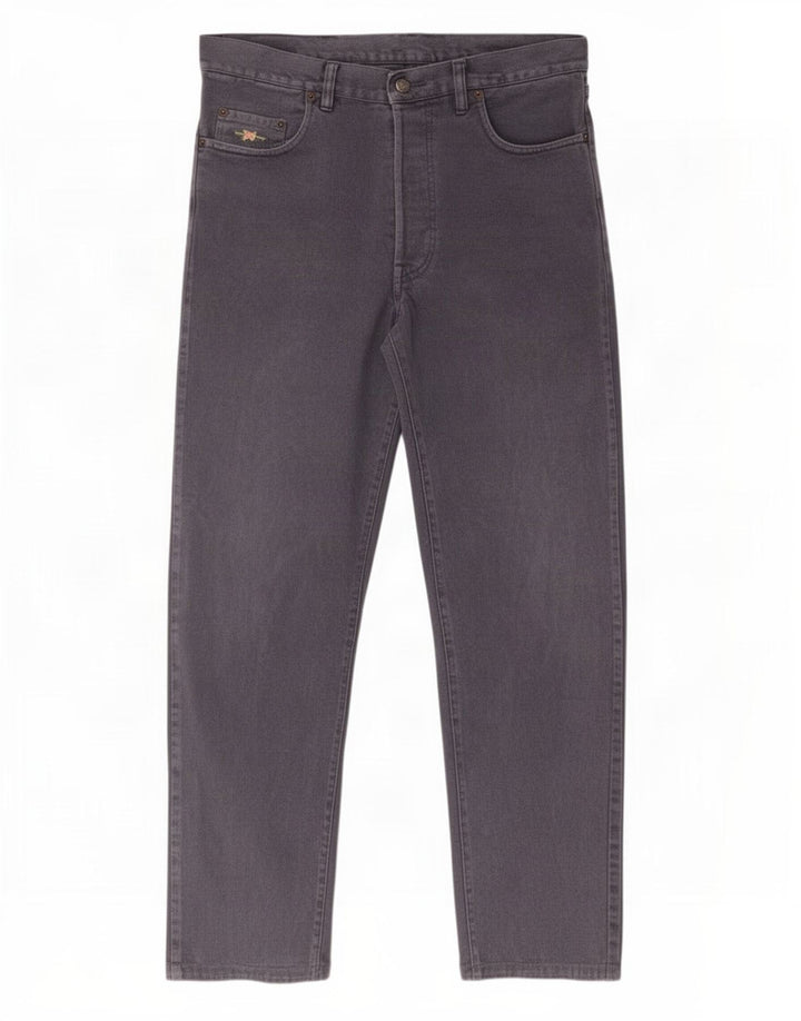 Calça jeans reta masculina El Charro W38 L29 algodão cinza