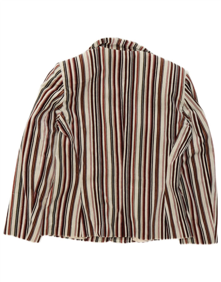 Jaqueta blazer feminina Daniel & Mayer IT 42 médio listrado multicolorido