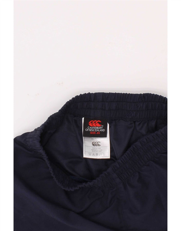 Canterbury Boys Sport Shorts 3-4 anos pequeno poliéster azul marinho