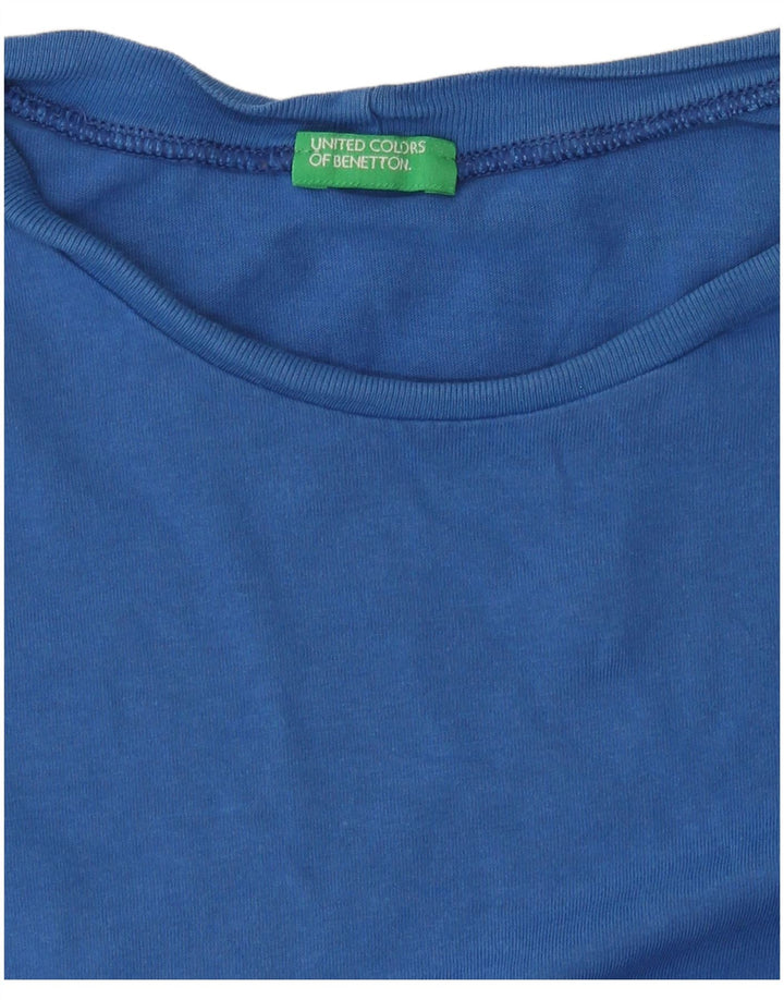 Top Benetton Meninos 13-14 Anos Azul