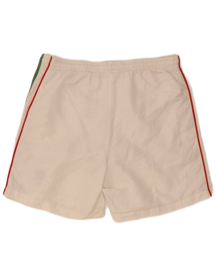 Shorts esportivos masculinos Lotto grandes brancos
