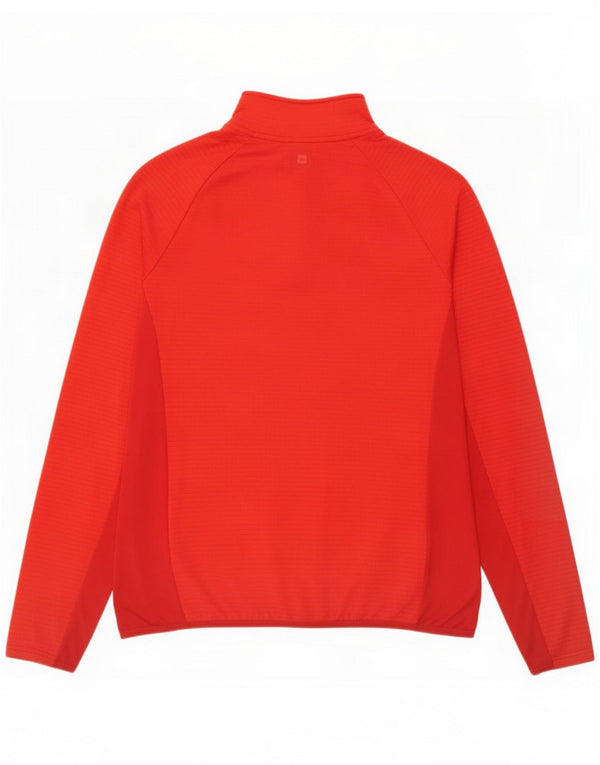 Mountain Warehouse Mens Pulôver Treino Top Grande Colorblock Vermelho