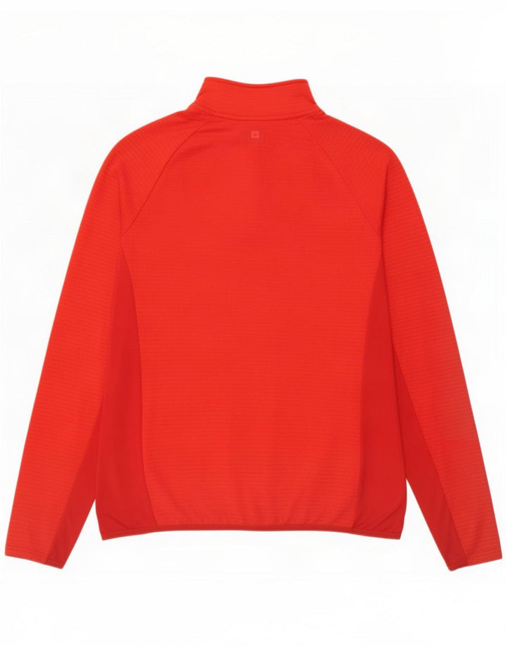 Mountain Warehouse Mens Pulôver Treino Top Grande Colorblock Vermelho