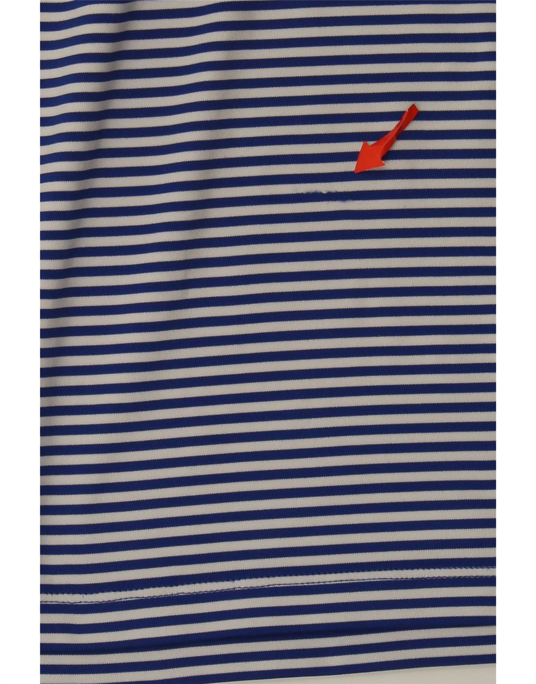 Camisa polo masculina Under Armour Heat Gear poliéster risca de giz azul médio