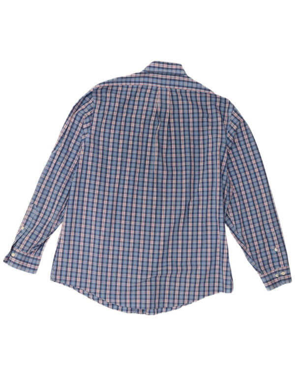 Camisa masculina Brooks Brothers XL azul xadrez algodão