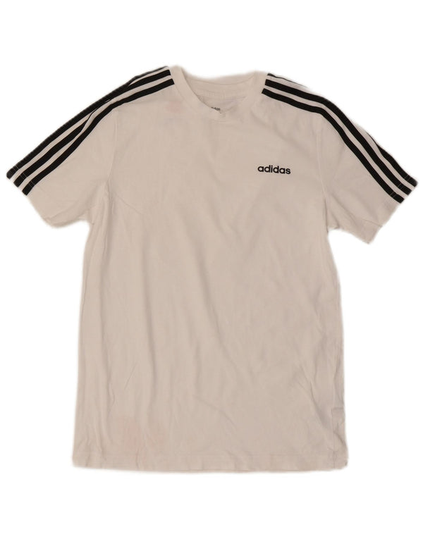 Camiseta Adidas Meninos 13-14 Anos Algodão Branco