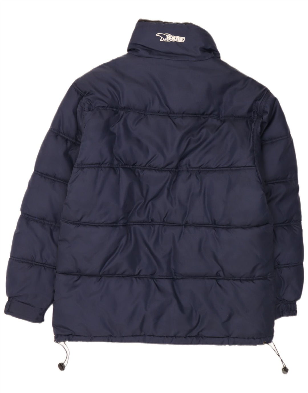 Jaqueta acolchoada reversível masculina Bear UK 38 poliamida azul marinho médio