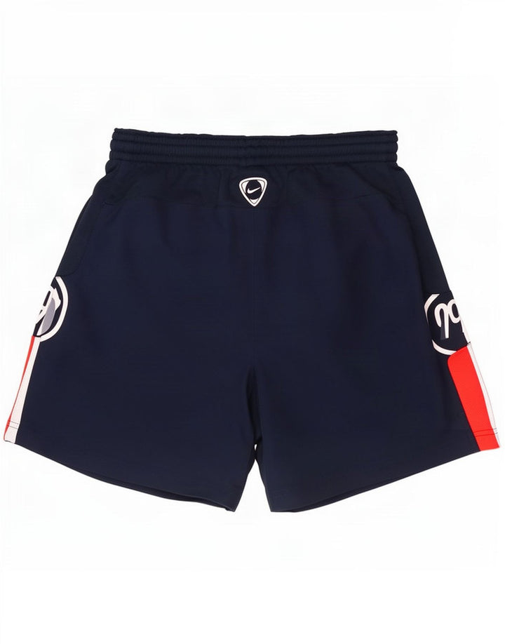 Shorts esportivos gráficos masculinos Nike médio azul marinho colorblock poliéster