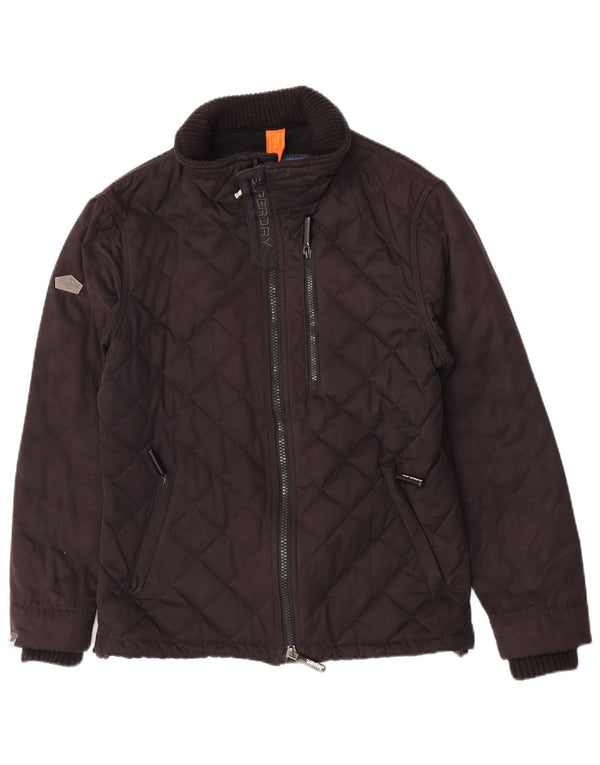 Jaqueta acolchoada masculina Superdry The Windhiker UK 40 grande preta