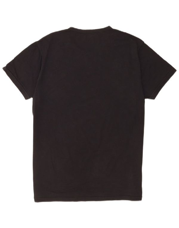 Camiseta gráfica masculina Emporio Armani Top XL algodão preto