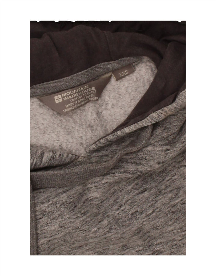 MOUNTAIN WAREHOUSE Mens Loose Fit Hoodie Jumper 2XS Grey Flecked Polyester Vintage Mountain Warehouse and Second-Hand Mountain Warehouse from Messina Hembry 