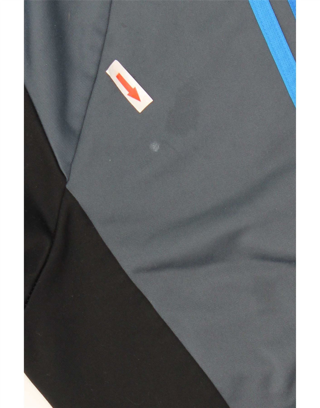 Adidas Mens Tracksuit Top Jacket Grande Cinza Colorblock Poliéster