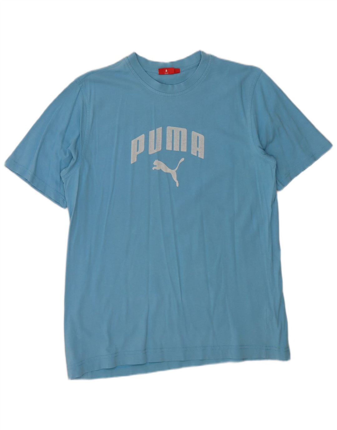 Camiseta masculina gráfica PUMA grande algodão azul