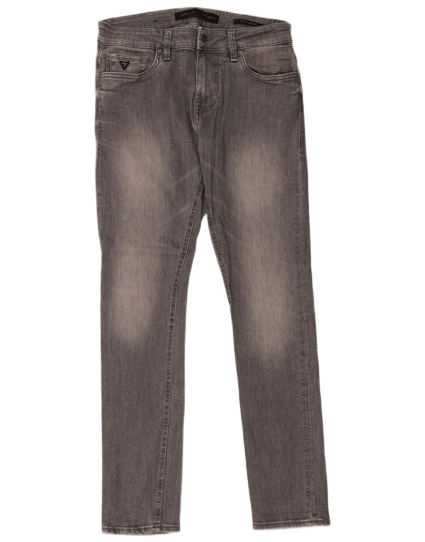 Guess Jeans Super Skinny Feminino W32 L32 Cinza Algodão