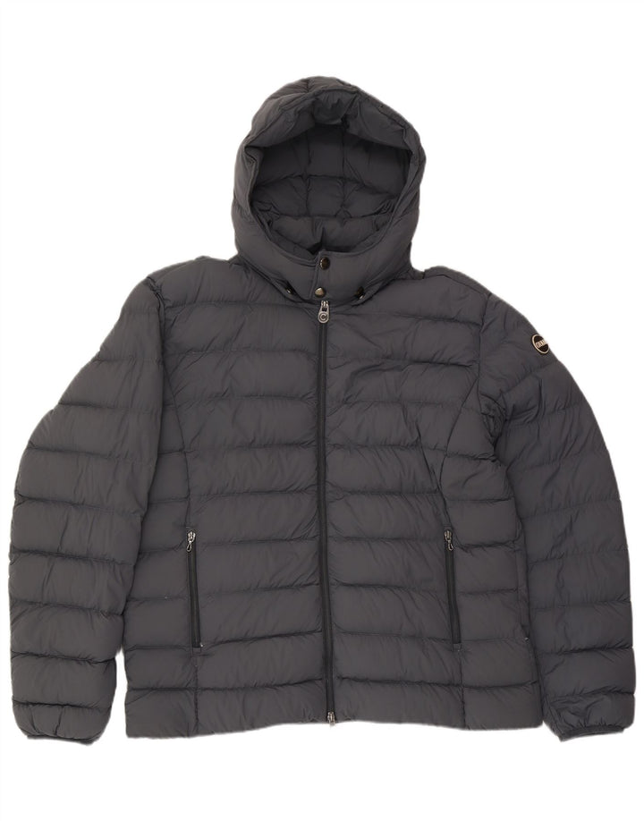 Jaqueta masculina acolchoada com capuz Colmar IT 56 XL cinza poliamida