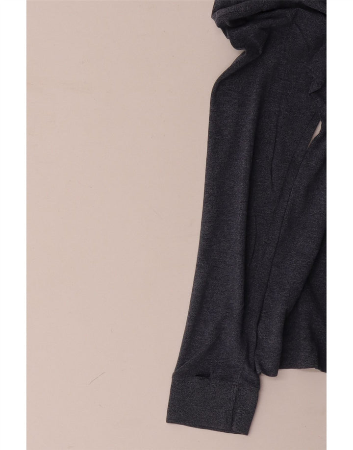 Camisa polo masculina de manga comprida MASSIMO DUTTI cinza médio