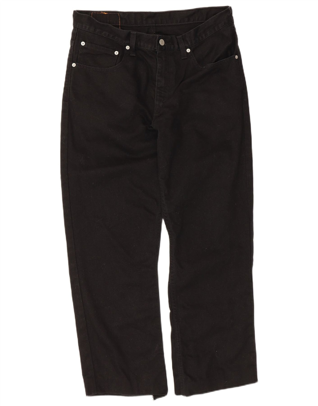 Calça jeans masculina Levi's 752 Straight W34 L26 algodão preto