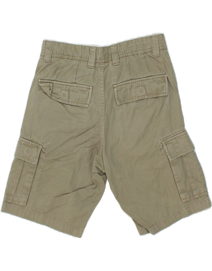 DACK'S Mens Cargo Shorts IT 44 XS W27 Khaki Cotton Vintage Dack's and Second-Hand Dack's from Messina Hembry 