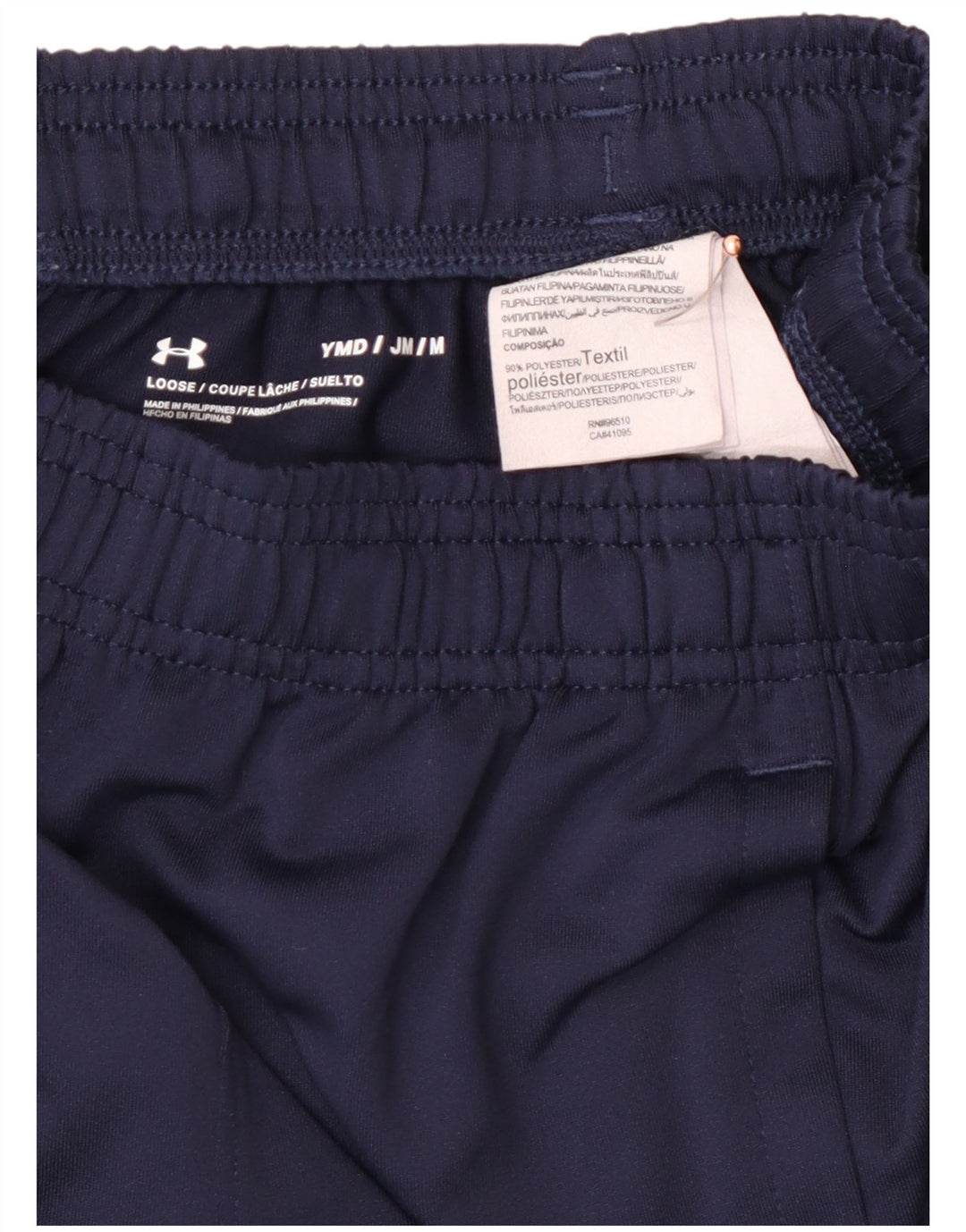 Calça de treino UNDER ARMOUR para meninos 9-10 anos médio azul marinho