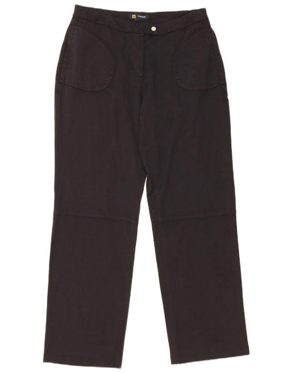 Calça feminina Ciesse Piumini reta IT 48 XL W32 L31 preta viscose