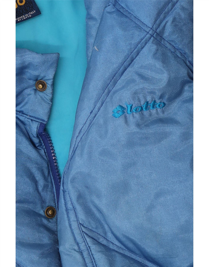 Colete acolchoado masculino Lotto UK 40 grande azul