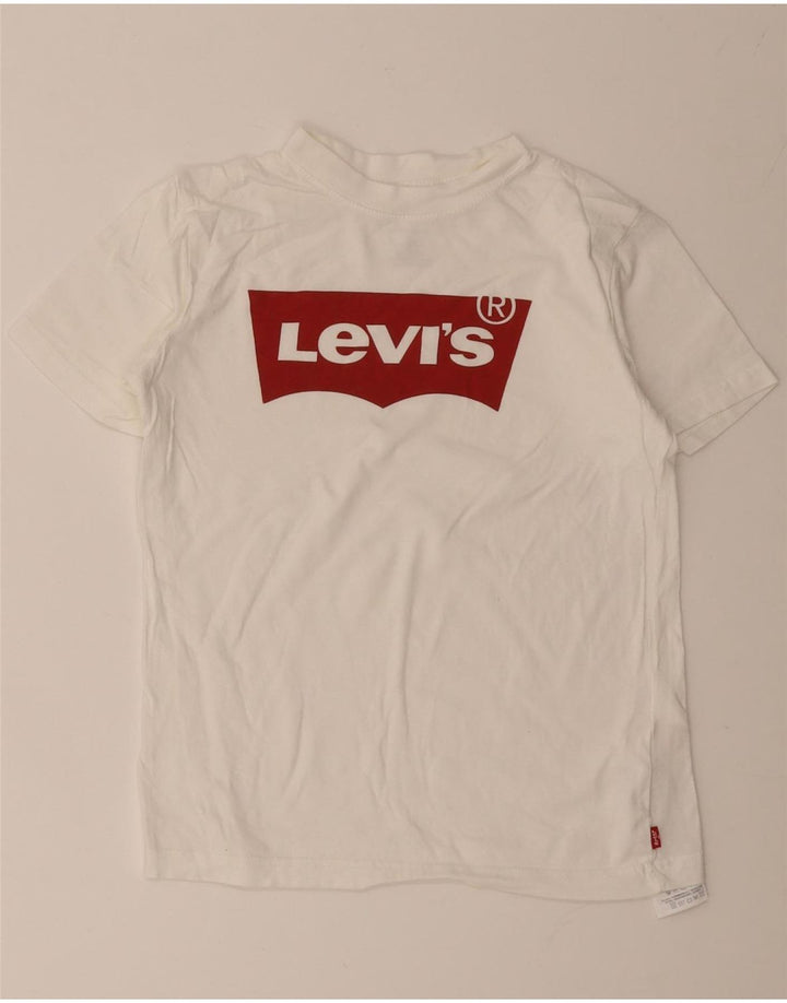 Camiseta Levi's Boys Graphic 11-12 Anos Algodão Branco