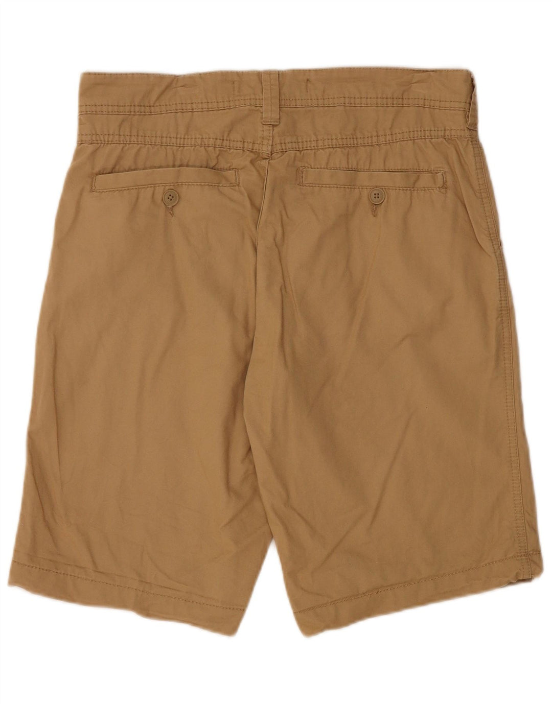 FRENCH CONNECTION Mens Chino Shorts W30 Algodão Marrom Médio