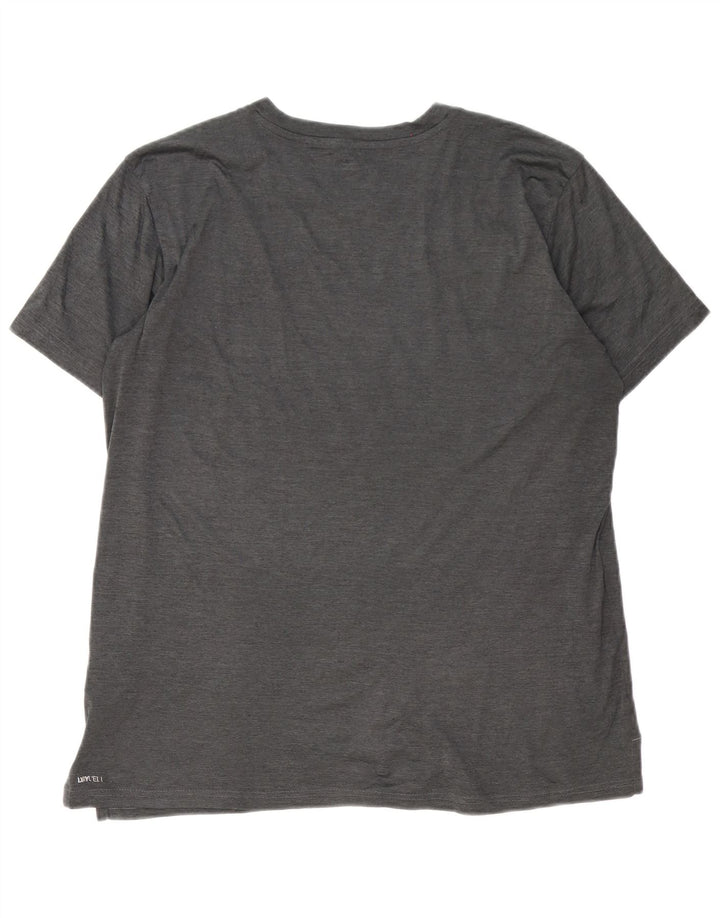 Puma Camiseta Masculina Graphic Top Cinza Médio Poliéster