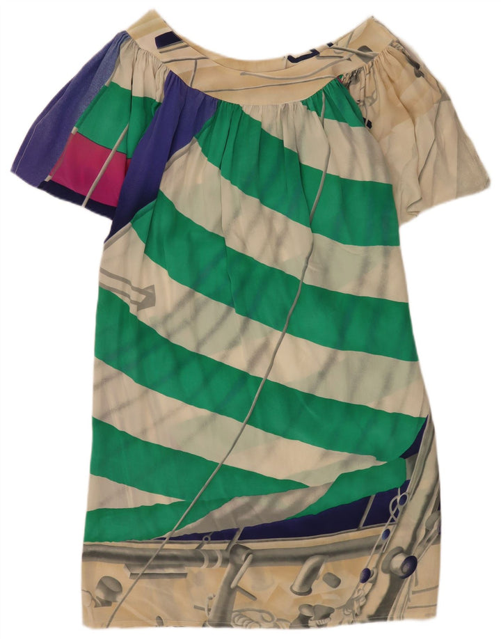 Vestido feminino Perla Oversized Shift IT 44 médio listrado multicolorido
