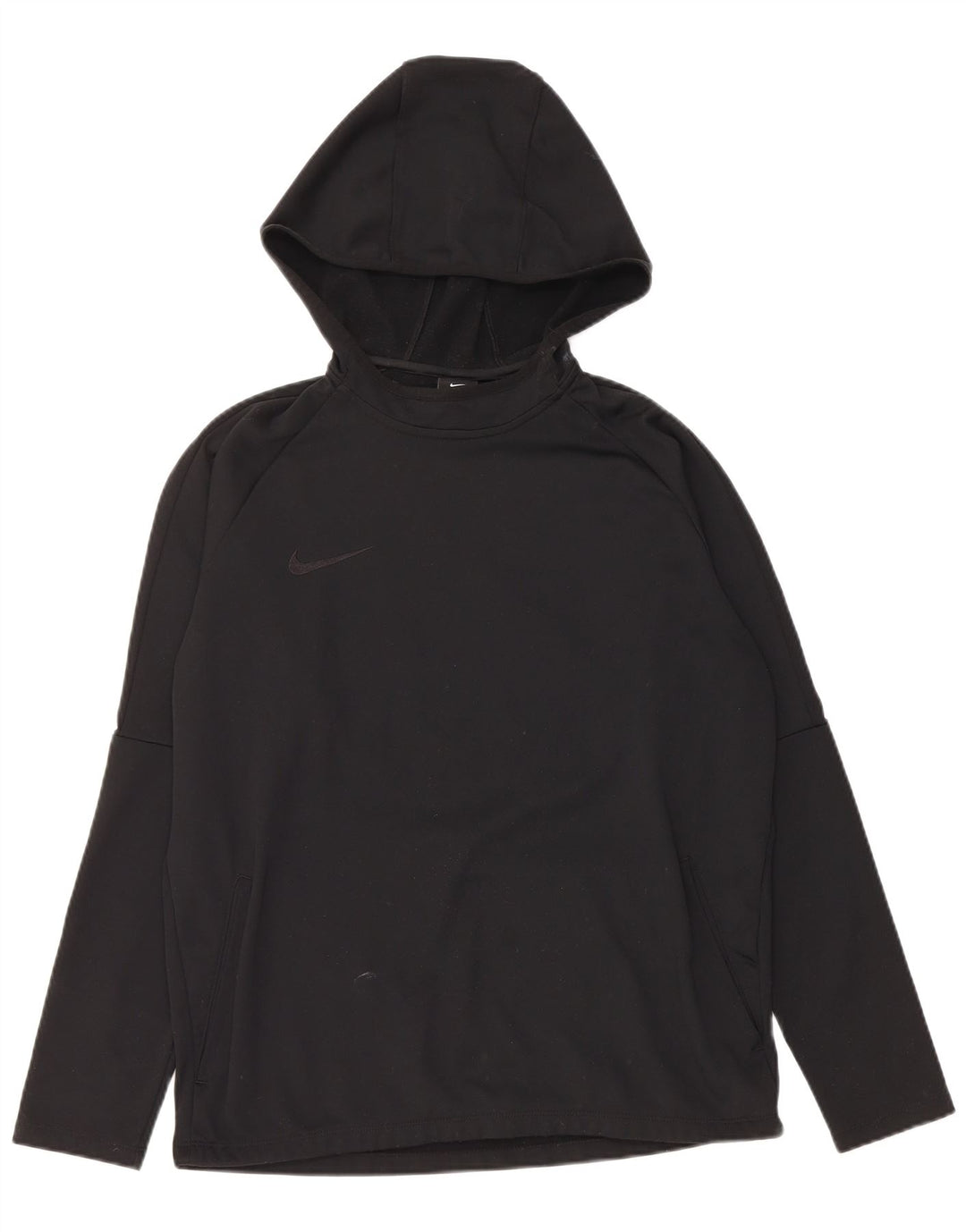 Nike Mens Dri Fit Hoodie Jumper Médio Preto Poliéster