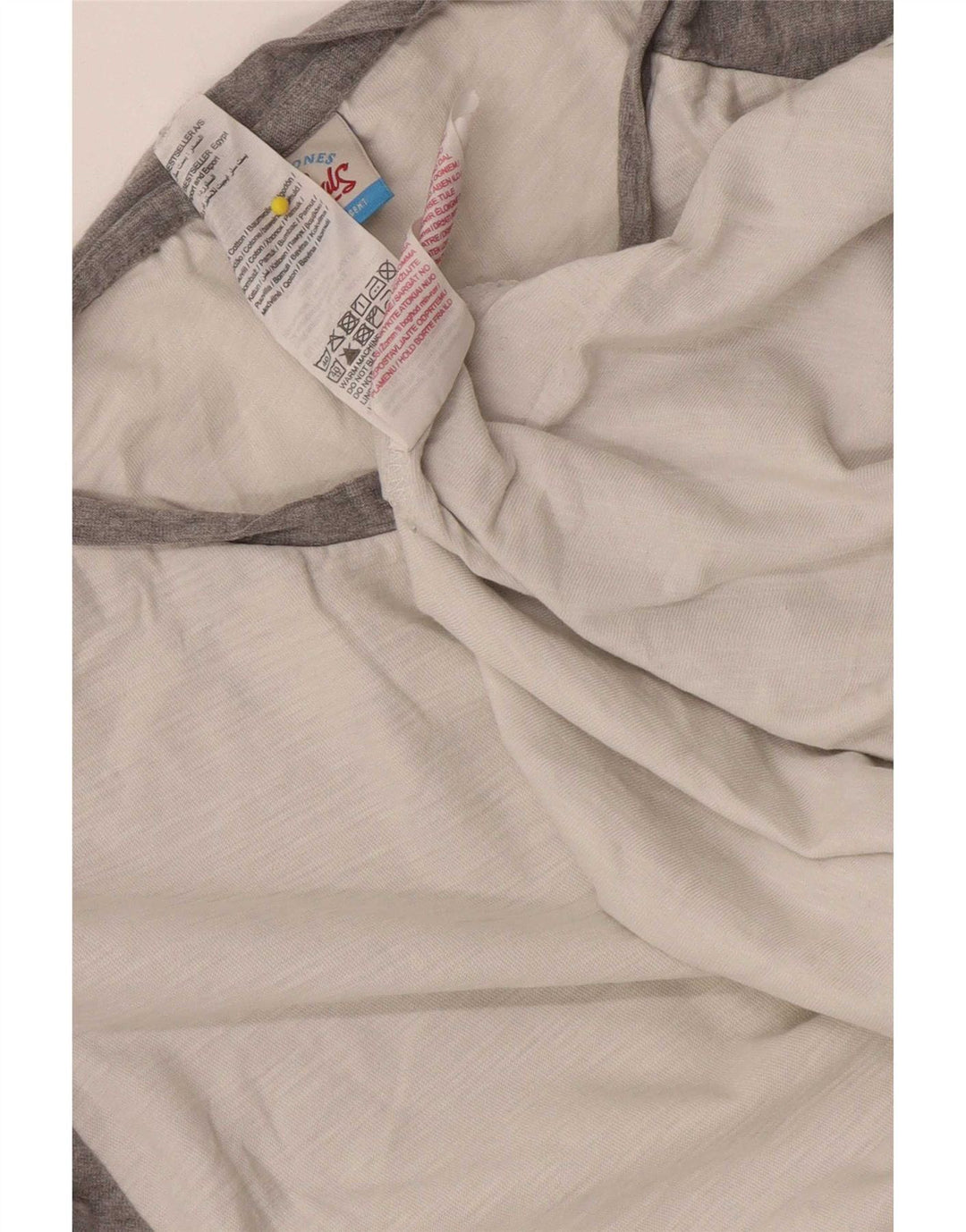 Camiseta masculina Jack & Jones grande algodão colorblock branco
