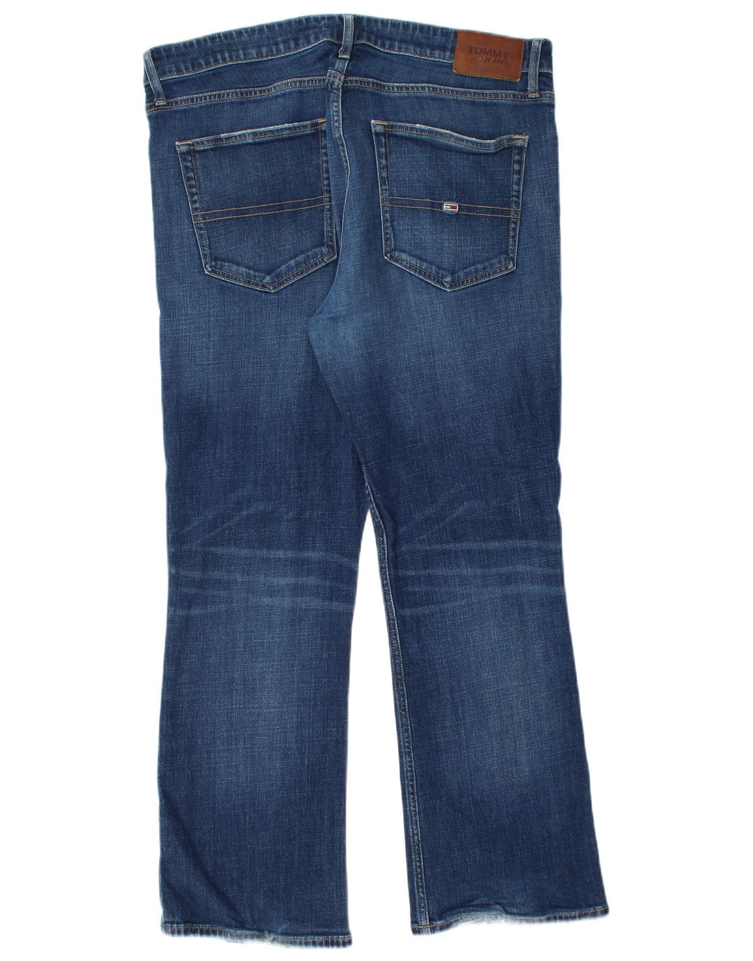 TOMMY HILFIGER Masculino Bootcut Jeans W36 L28 Azul Algodão