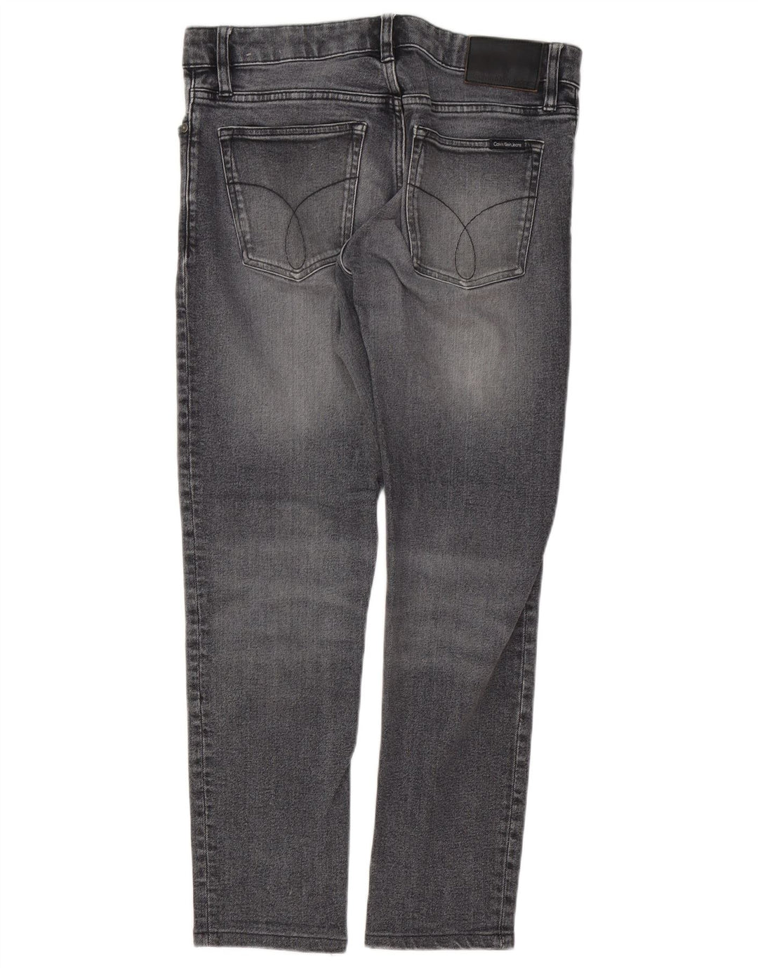 Calça jeans reta masculina CALVIN KLEIN W32 L28 algodão cinza