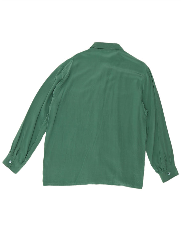 Blusa feminina Reine Seide EU 38 seda verde médio