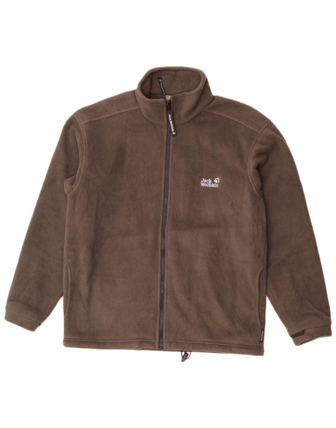 Jaqueta masculina de lã Jack Wolfskin UK 34 poliéster cinza pequeno
