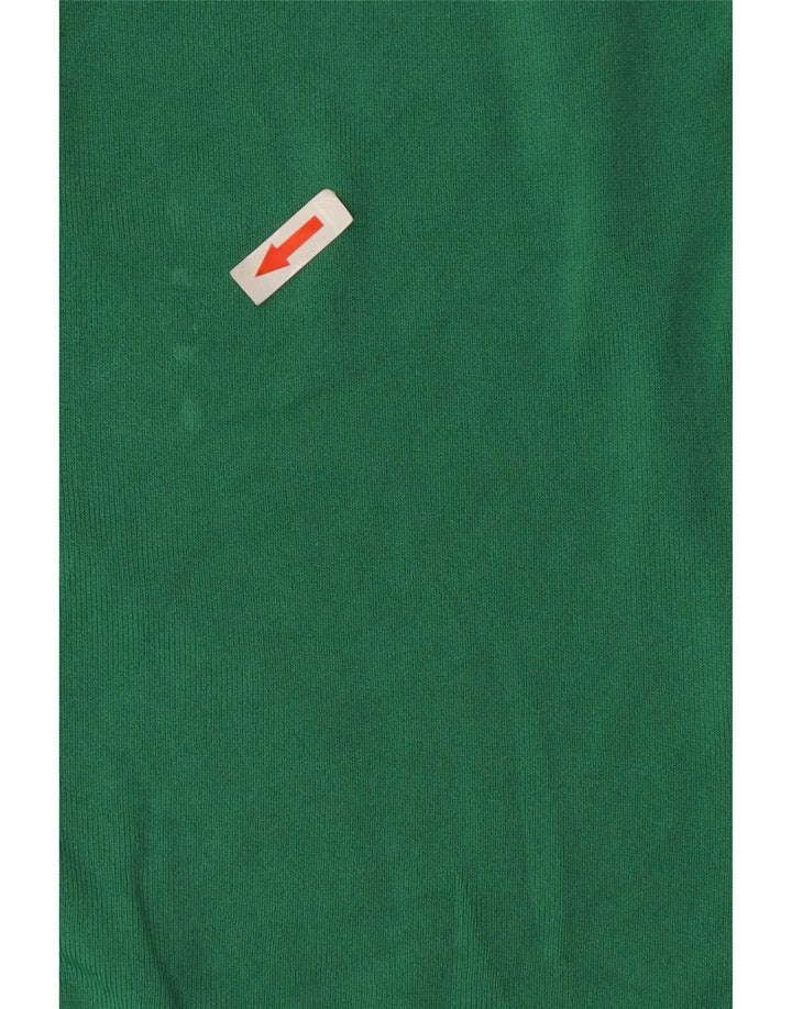 Suéter cardigã feminino Zara Reino Unido 12 rayon verde médio